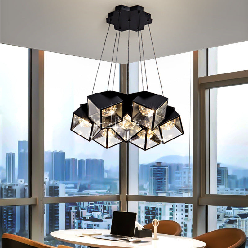 Home Bedroom Model Room Lamp Nordic Star Dining Room Chandelier