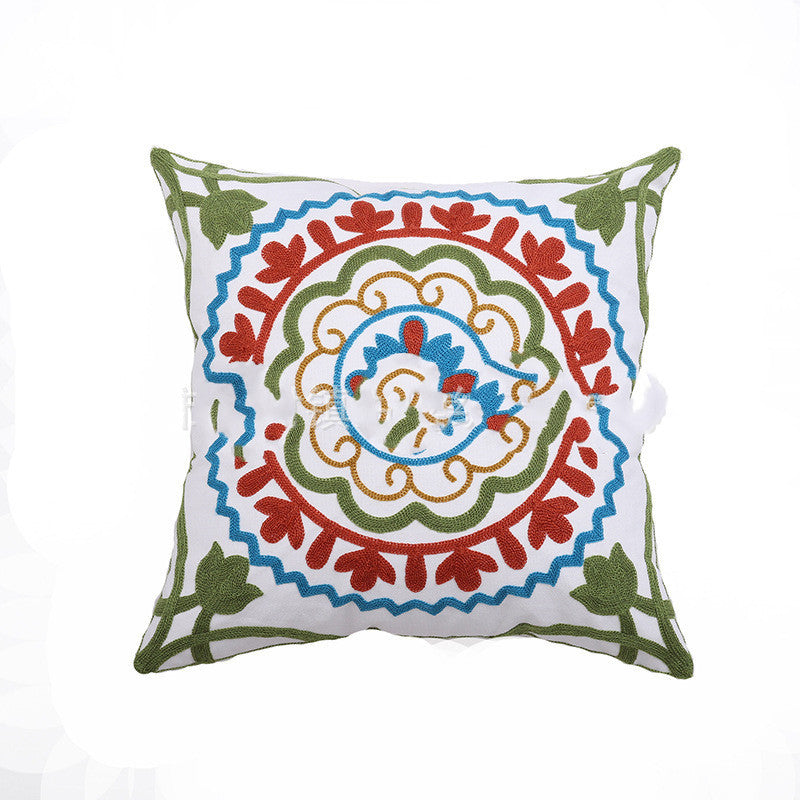 Cotton printed pillow cover