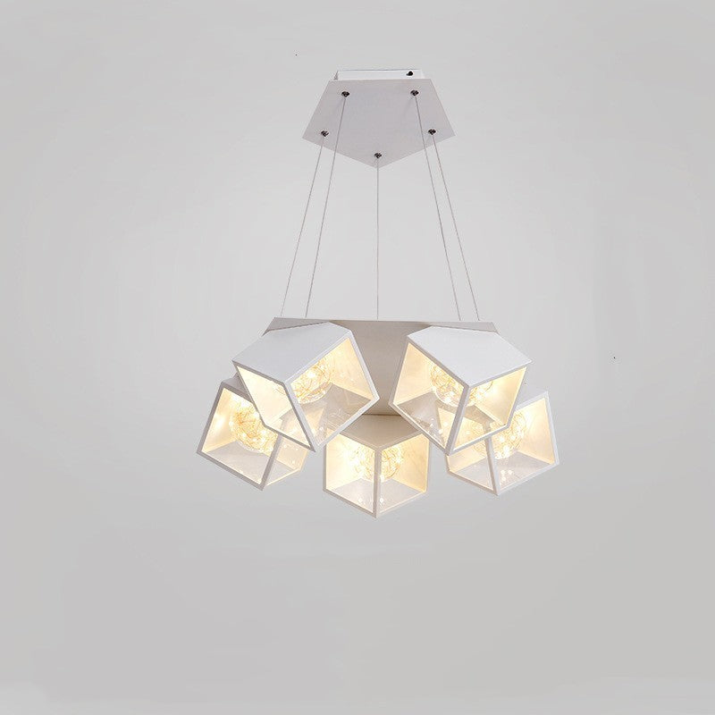 Home Bedroom Model Room Lamp Nordic Star Dining Room Chandelier